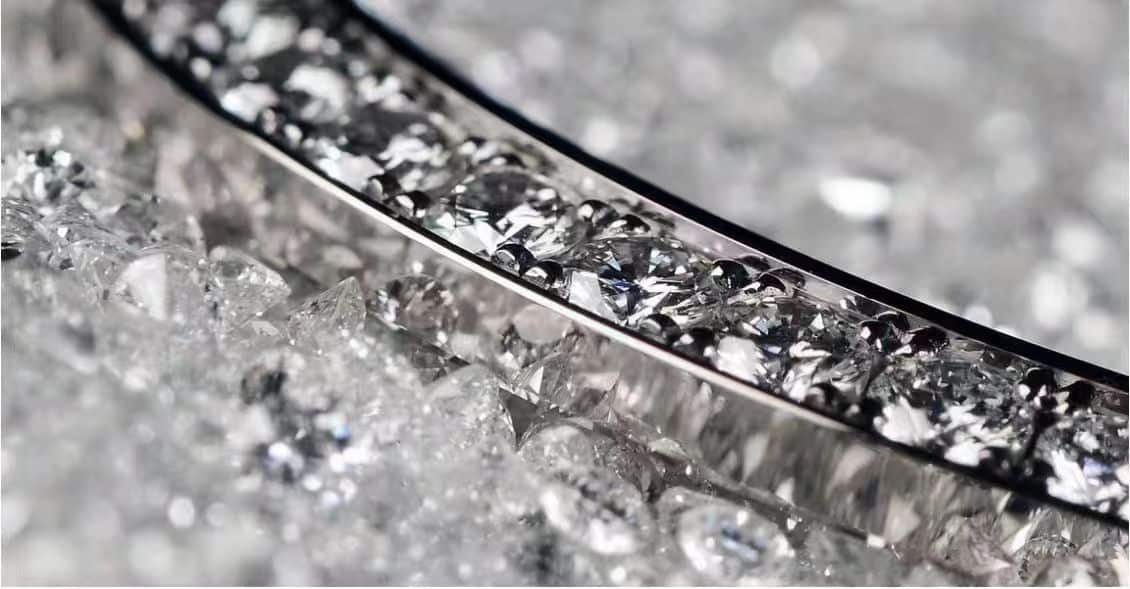 VVS1 moissanite diamond setting